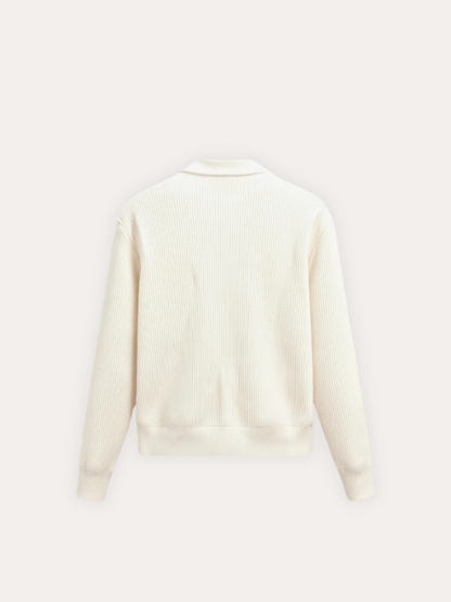 Chaqueta de punto elegante con cremallera