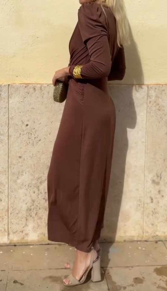 Sofia| Vestido midi elegante