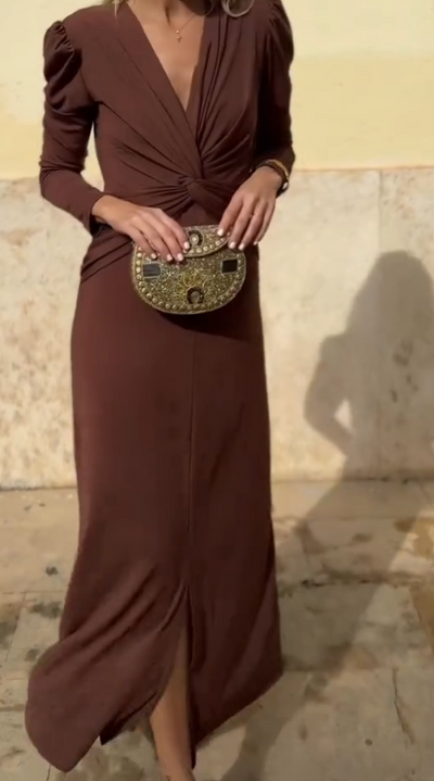 Sofia| Vestido midi elegante