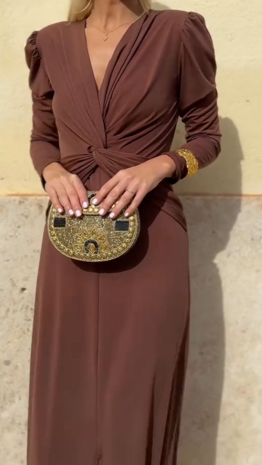 Sofia| Vestido midi elegante