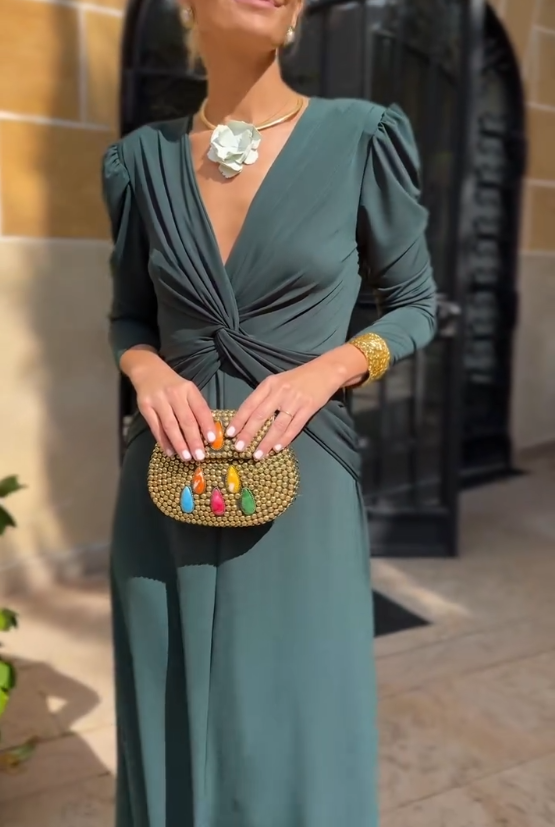 Sofia| Vestido midi elegante