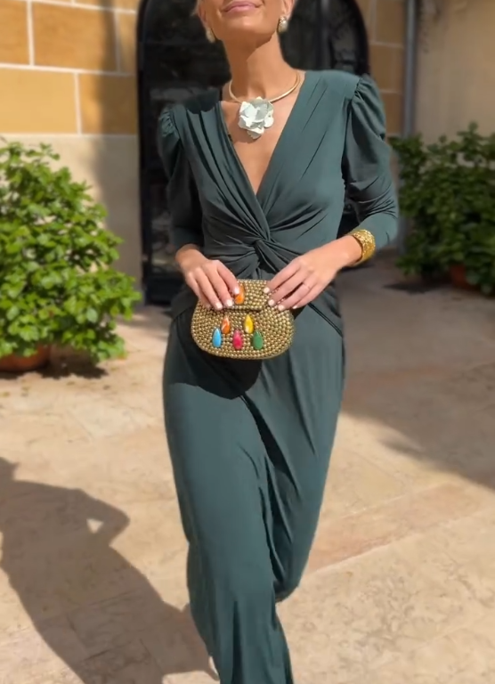 Sofia| Vestido midi elegante