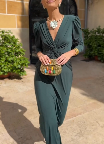 Sofia| Vestido midi elegante