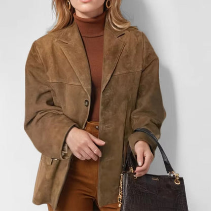Helena - Chaqueta Aterciopelada Elegante