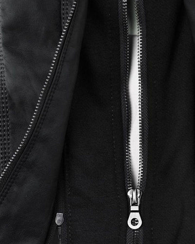 MÓNICA | Chaqueta de cuero otoñal.