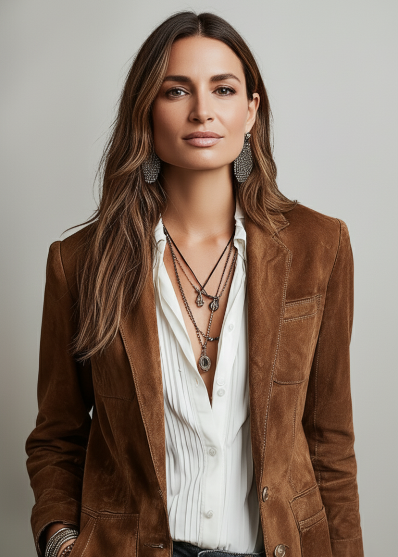 ARLET | Chaqueta vintage de ante.