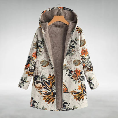 Fleural™ | Chaqueta polar elegante con estampado floral