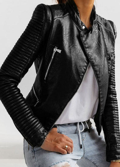 ROSA | Chaqueta de cuero de temporada.