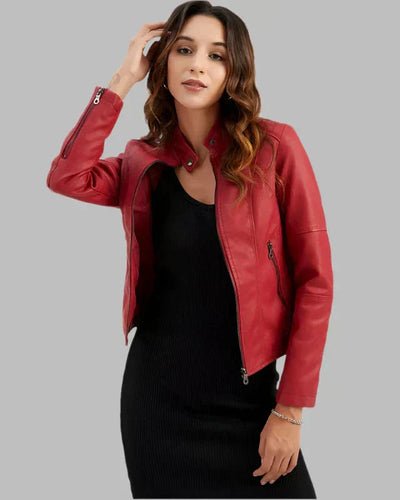 EVELYN | Chaqueta de cuero.