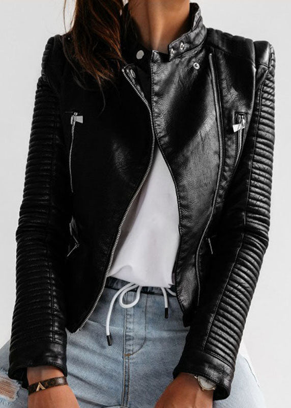 ROSA | Chaqueta de cuero de temporada.