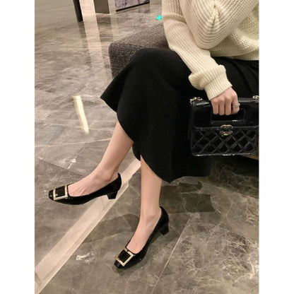 Giada - Sandalias de punta cuadrada