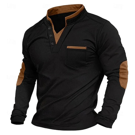 Buffalo™ | Sudadera elegante con cuello en V para hombre