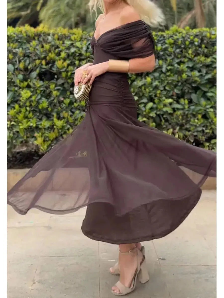 Elena| Vestido elegante largo