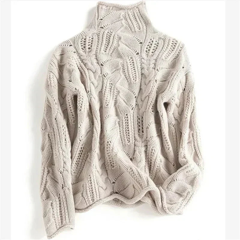 Rebeca | Suéter de cachemira de corte relajado para mujer: comodidad atemporal