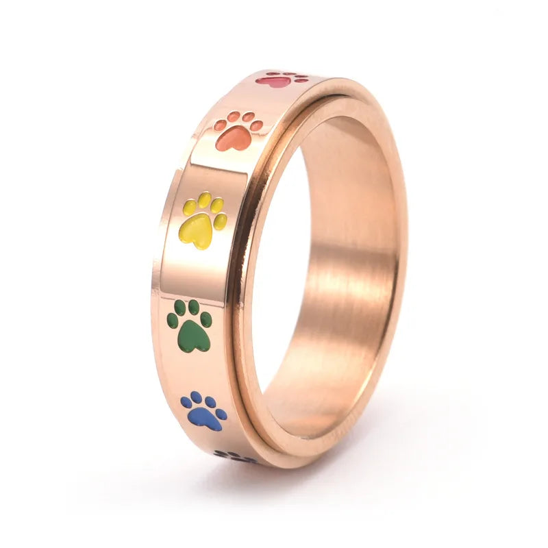 Anillo antiestrés giratorio para patas
