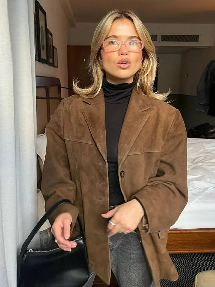 Helena - Chaqueta Aterciopelada Elegante