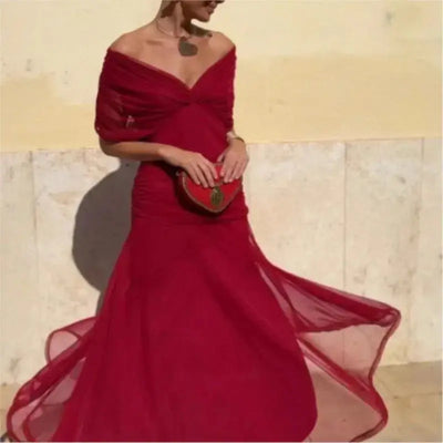 Elena| Vestido elegante largo