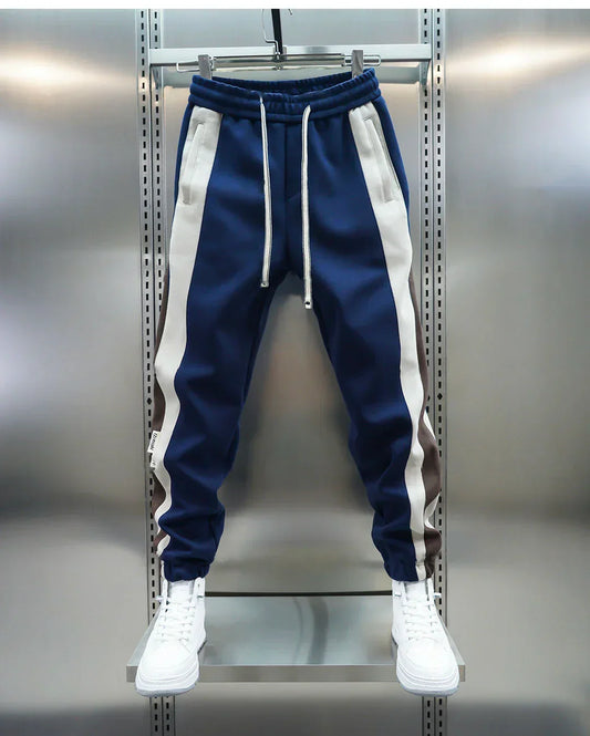 Laurent™ | Pantalones de Tensión con Rayas Contrapuestas