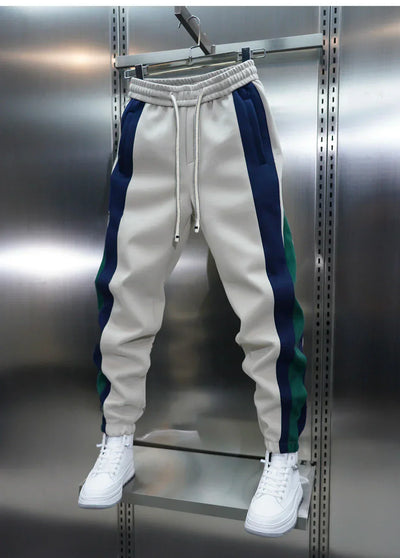 Laurent™ | Pantalones de Tensión con Rayas Contrapuestas