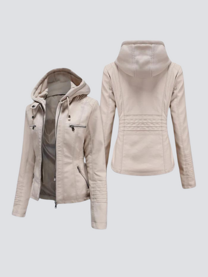 Kayla -  Chaqueta de cuero cómoda