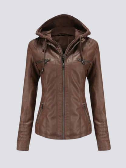 Kayla -  Chaqueta de cuero cómoda