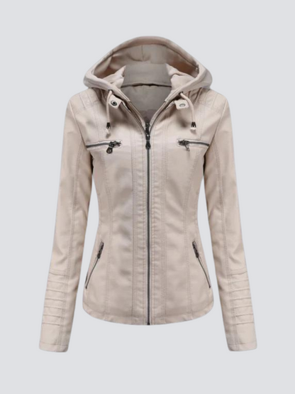 Kayla -  Chaqueta de cuero cómoda