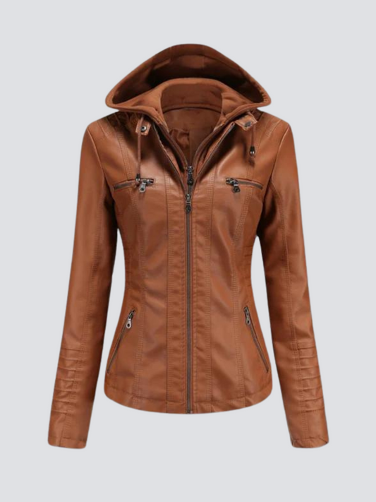 Kayla -  Chaqueta de cuero cómoda