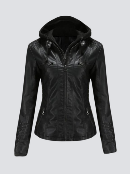 Kayla -  Chaqueta de cuero cómoda