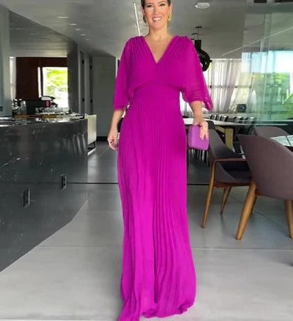 Safari| Vestido Clásico Plisado