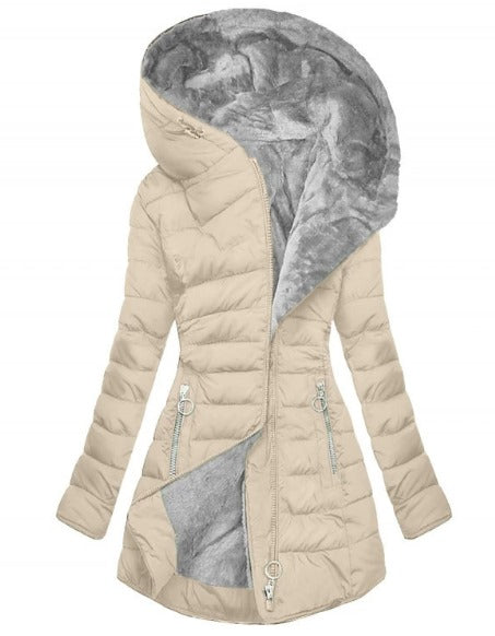 Kori | Abrigo acogedor forrado de piel