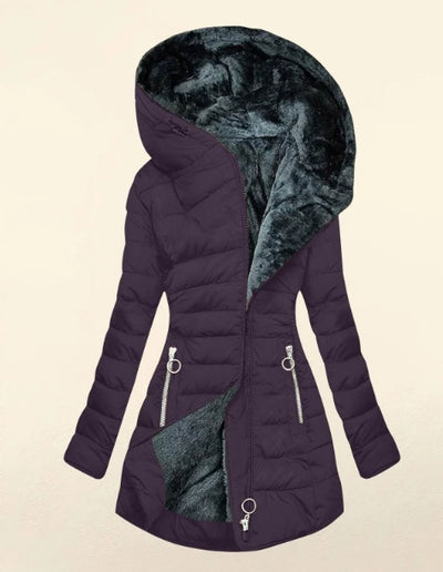 Kori | Abrigo acogedor forrado de piel