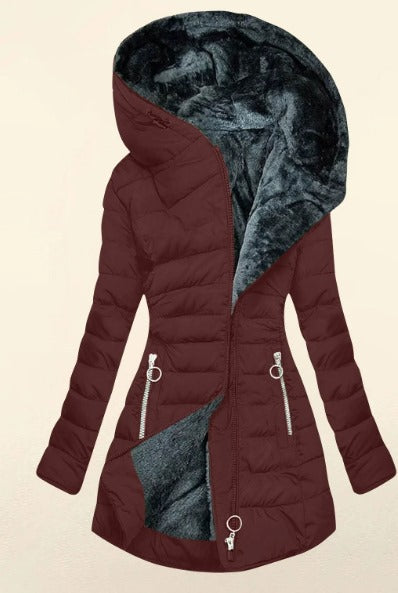 Kori | Abrigo acogedor forrado de piel