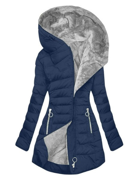 Kori | Abrigo acogedor forrado de piel