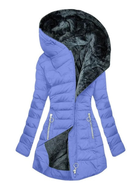 Kori | Abrigo acogedor forrado de piel