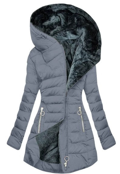 Kori | Abrigo acogedor forrado de piel