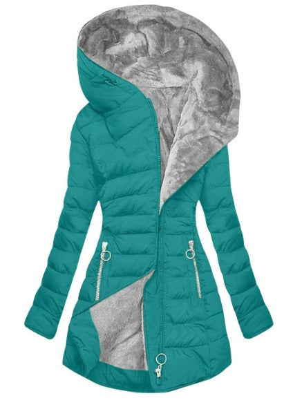 Kori | Abrigo acogedor forrado de piel