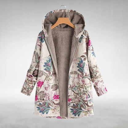Fleural™ | Chaqueta polar elegante con estampado floral