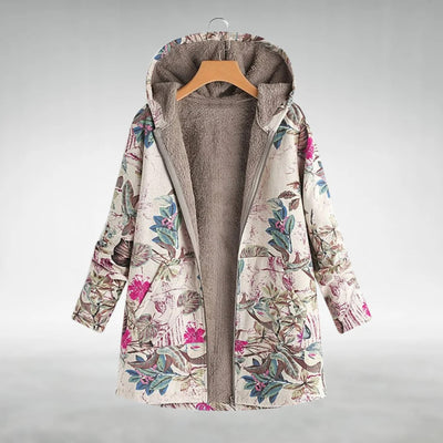 Fleural™ | Chaqueta polar elegante con estampado floral
