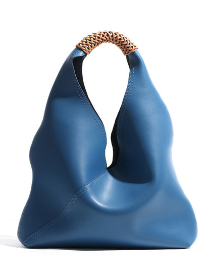 Bolso de mano de cuero de diseñador a la moda para mujer MDA0874H3Y