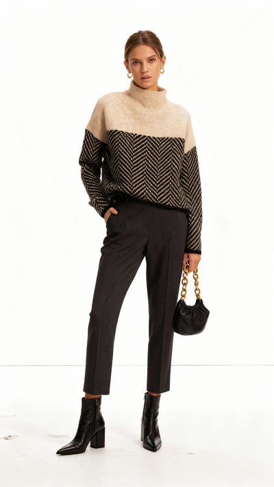 Beatriz | Jersey de cuello alto