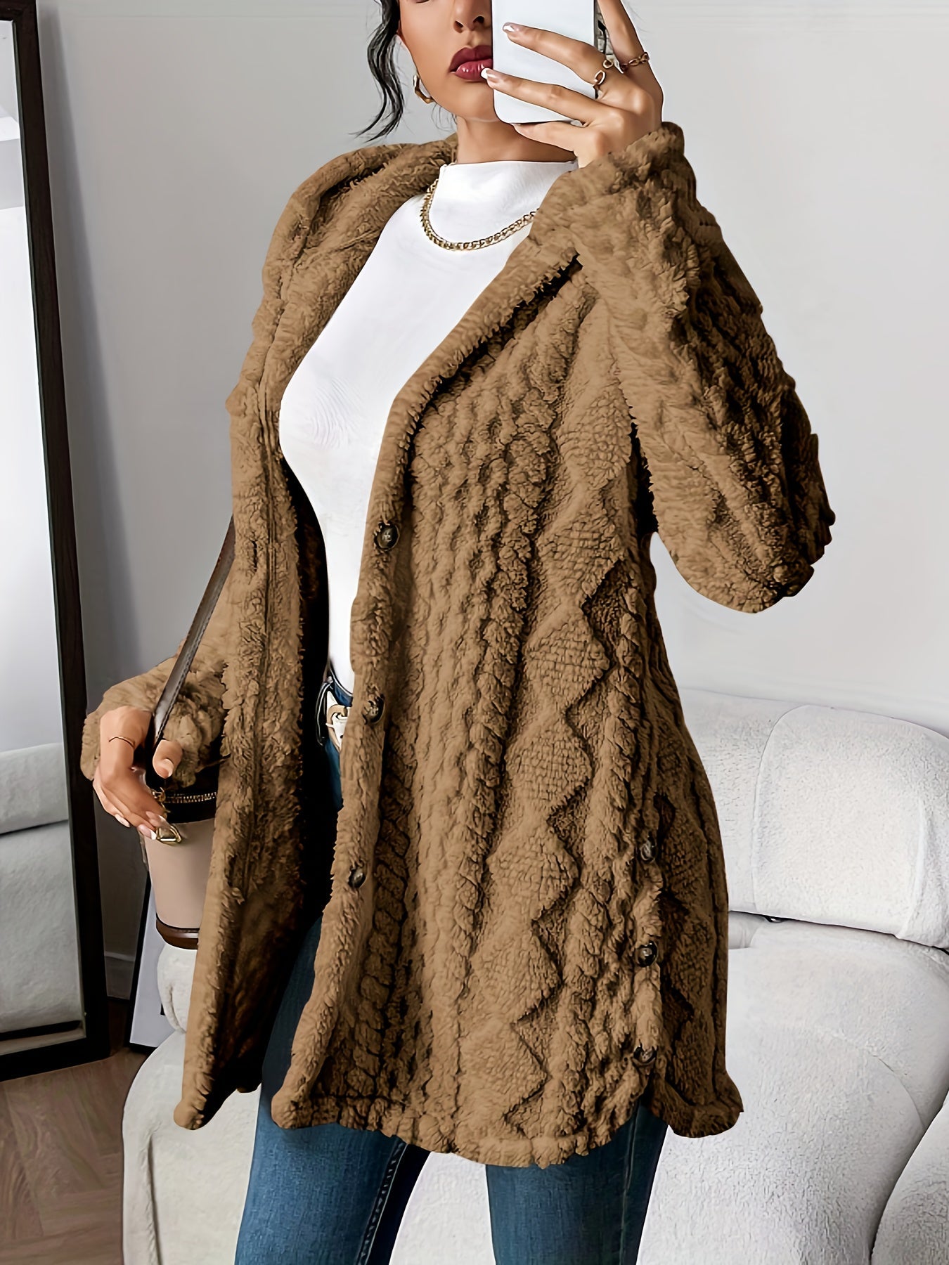 ANGELICA™|CARDIGAN CON CAPUCHA
