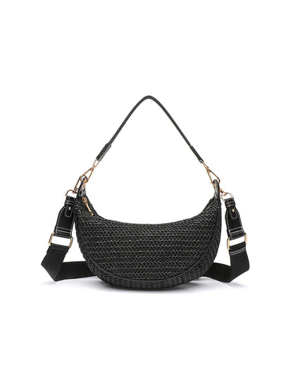 Bolso de mujer casual de hombro cruzado de mano tejida Bolsa de axila MDA0444H5I