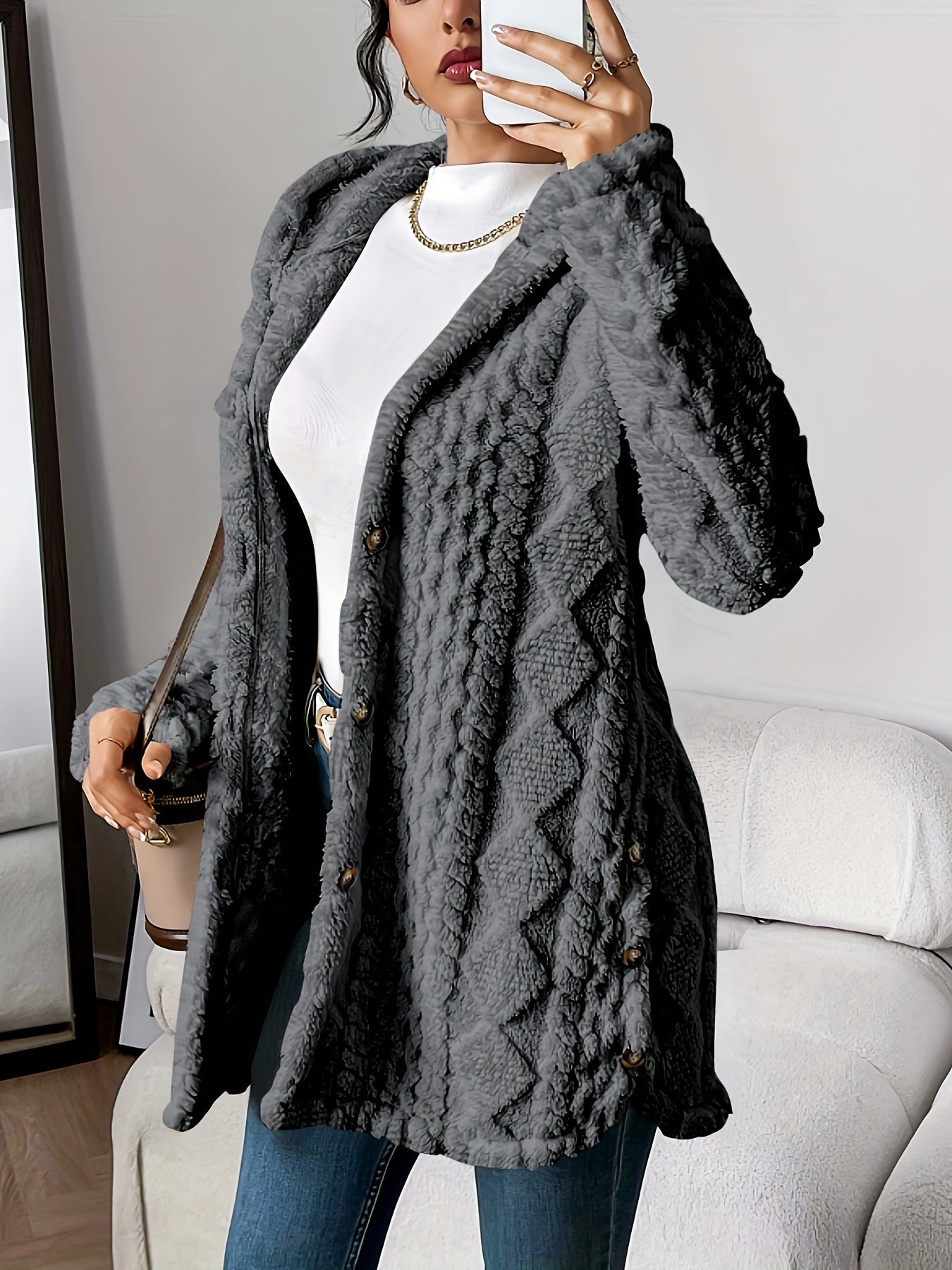 ANGELICA™|CARDIGAN CON CAPUCHA