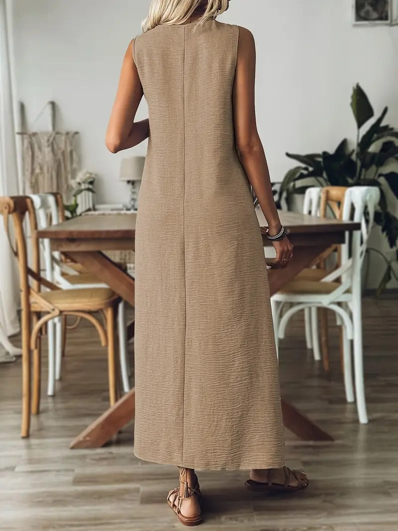 SARA | VESTIDO HOLGADO SIN MANGAS